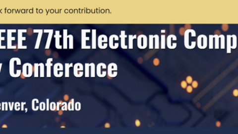 [Aug. 18, 2026] 2027 ECTC (June 1-4, Denver, Colorado) Call for papers